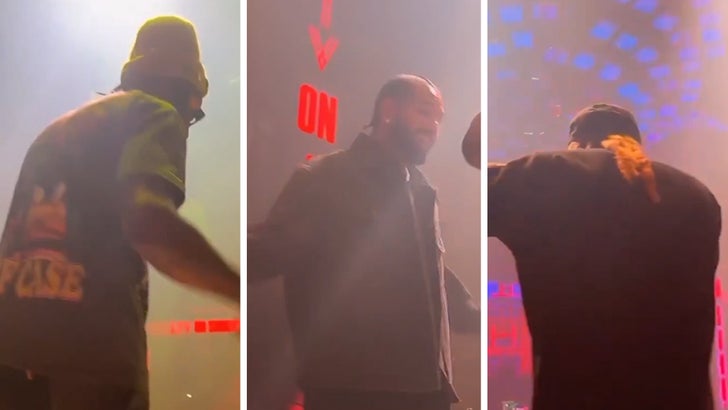 Drake, Lil Wayne și 2 Chainz cântă la Club LIV de ziua lui Stevie J