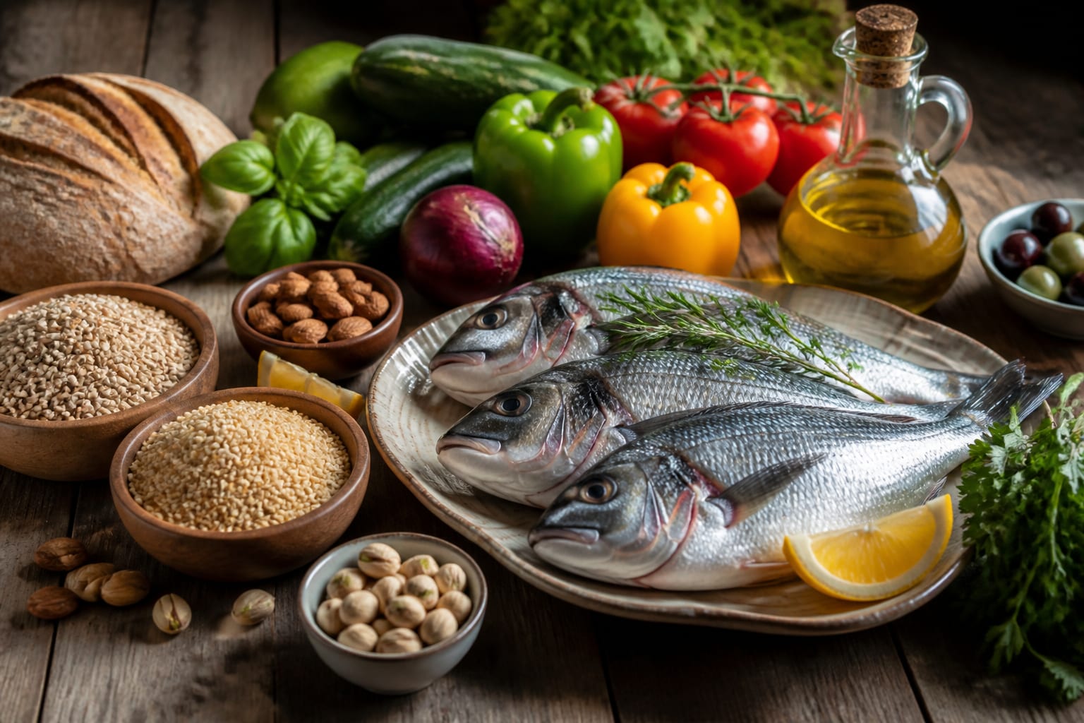 Dieta mediteraneeană a fost asociată cu activarea a două microproteine legate de protecția inimii și creierului