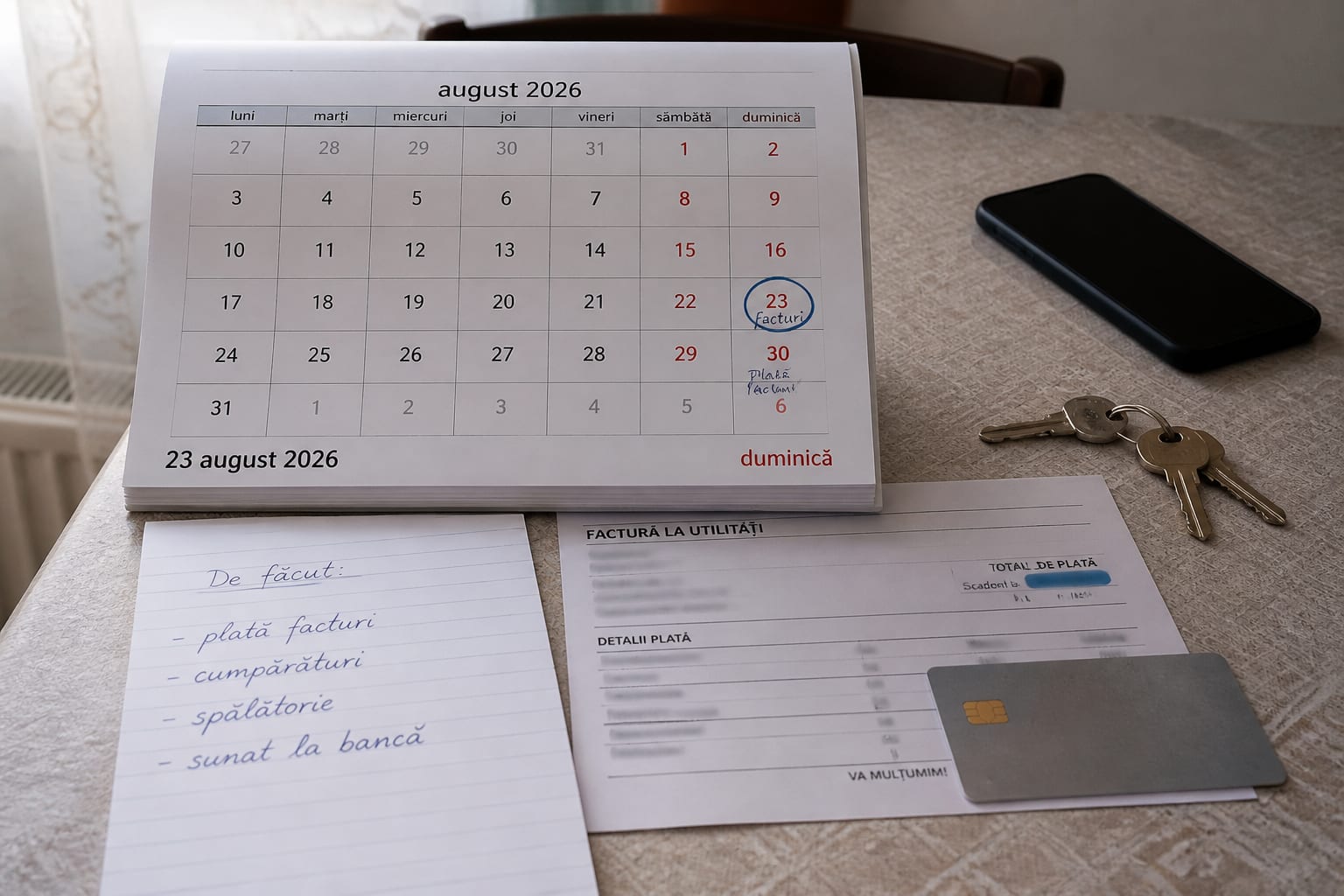 Horoscop 23 august 2026: o duminică dedicată organizării și deciziilor practice