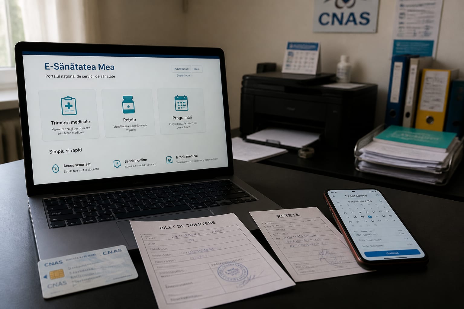 Noul portal medical E-Sănătatea Mea va permite programări pentru părinți direct din contul personal