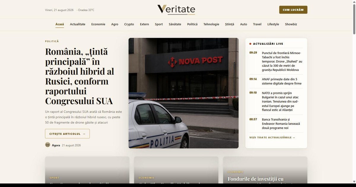 O platformă de știri din România promite separarea strictă a faptelor de opinii cu ajutorul inteligenței artificiale