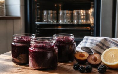 Trei rețete de conserve cu prune și mure care se păstrează până la trei ani fără mult zahăr