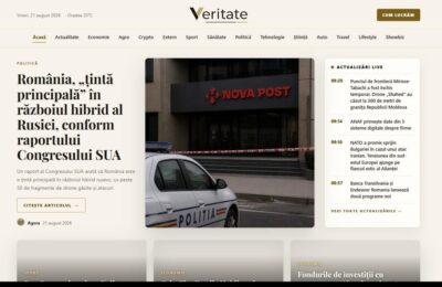 Veritate.ro propune știri scrise integral de AI, cu surse la vedere și opinii scoase din text