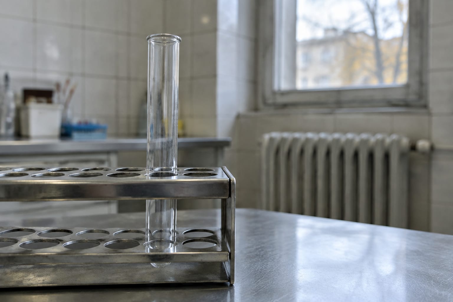 Eprubetă pentru probe de ciumă pulmonară